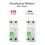 Interruttore differenziale differenziale 2X AC 2P 6KA RCCB RCD 230V 5