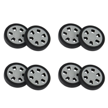 8x Bagage Accessoires Wielen Vliegtuig Koffer Katrol Rollen Mute Wh