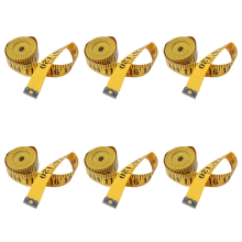 6X Ruban de mesure souple de 3 mètres 300 cm pour couture et tailleur