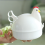 2X Chicken Shaped Microwave Eggs Boiler Cooker Kitchen Cooking Applian 6