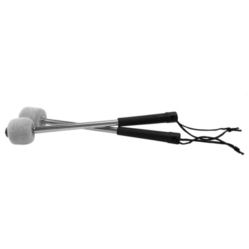 pezzi di mallet per grancassa, testa in feltro, percussioni, bacchette per timpani con 2