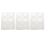54 Pieces Drum Damper Gel Pads Silicone Drums for Tone Control-Clear 7