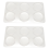 54 Pieces Drum Damper Gel Pads Silicone Drums for Tone Control-Clear 6