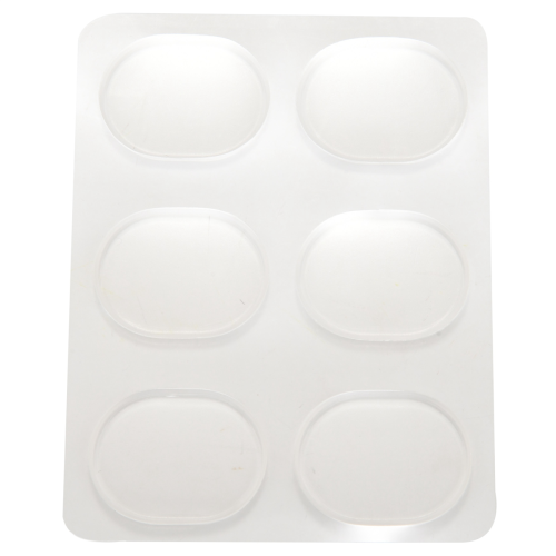 54 Pieces Drum Damper Gel Pads Silicone Drums for Tone Control-Clear 2