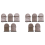10Pcs Sliding Door Anti-Theft Switch Lock Window Blocker Straps Child 1
