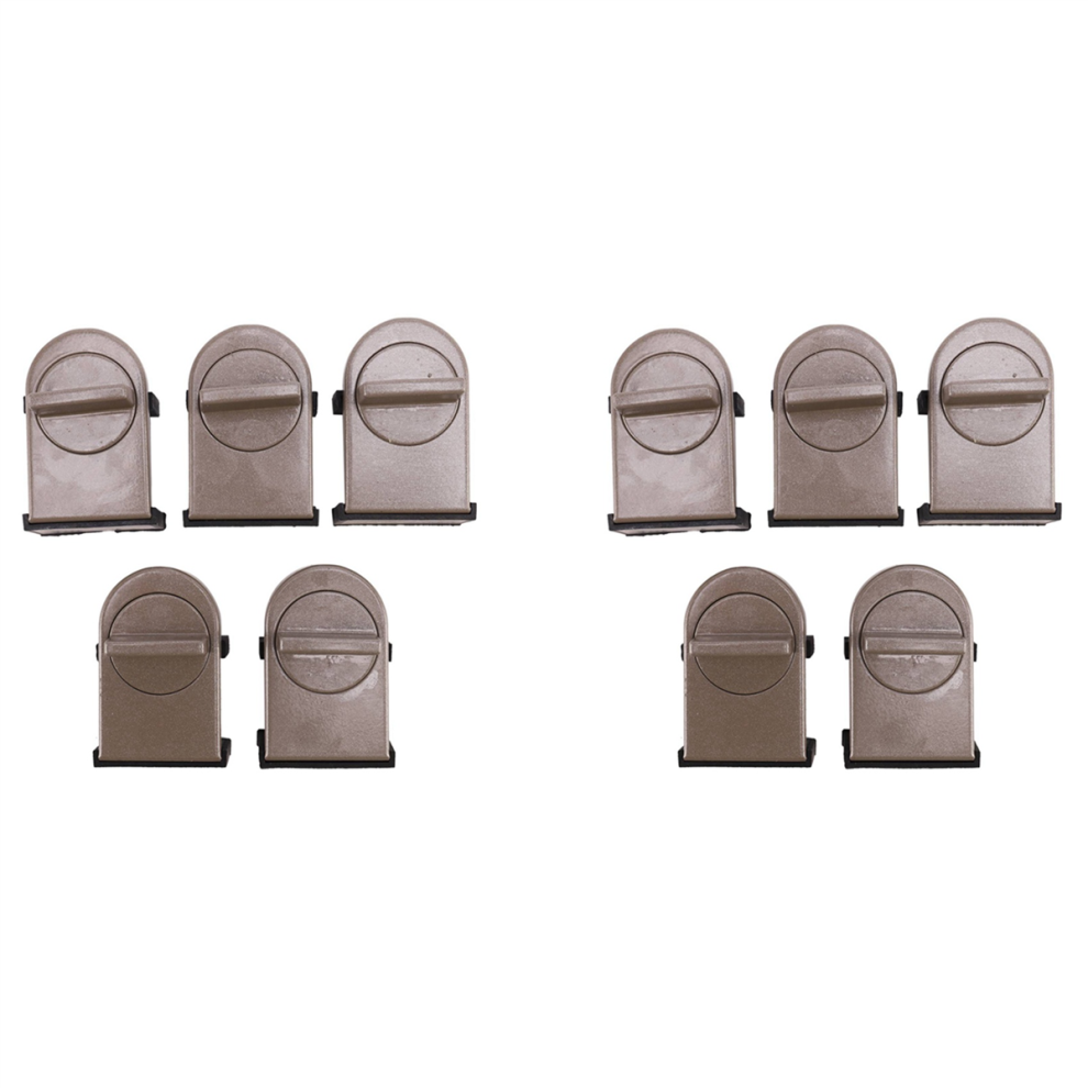 10Pcs Sliding Door Anti-Theft Switch Lock Window Blocker Straps Child 4854049579418