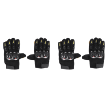 4X Guantes de patineta, equipo de protección para descenso, deslizamiento y longboard