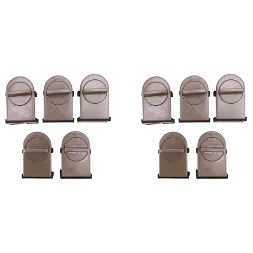 10Pcs Sliding Door Anti-Theft Switch Lock Window Blocker Straps Child 1
