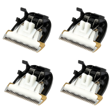 4X Lama per testina di taglio in ceramica da 40 mm, 24 denti per tosatrice per animali