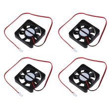4X DC 12V 2 Pins Connector Brushless Cooling Fan 50mm x 10mm
