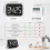 2X Digital Kitchen Timer - Magnetic Countdown Count Up with Large LED 8