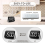 2X Digital Kitchen Timer - Magnetic Countdown Count Up with Large LED 4