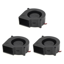3 Pcs 75 mm x 30 2 Pin DC 12 V Brushless Fan PC Computer Cooling