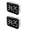 2X Digital Kitchen Timer - Magnetic Countdown Count Up with Large LED 2