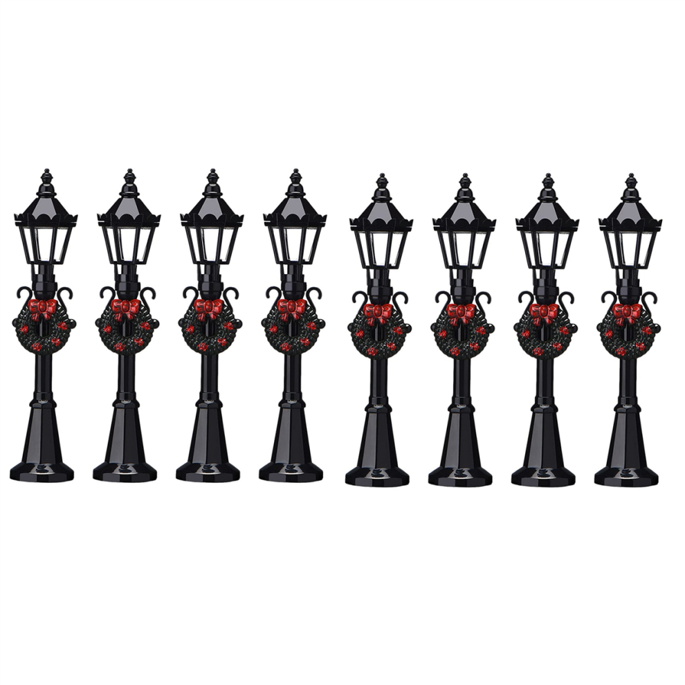 Modelli Di Luci Stradali In Miniatura Di Natale, Bambole Decorative