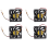4 Pcs 70X70mm 12V 3-Pin PC Computer Case CPU DC Brushless Cooler Cooli 2