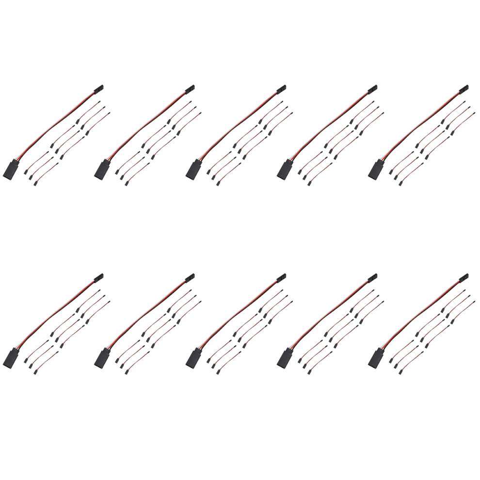 100Pcs 150Mm Servo Extension Lead Wire Jr Cable 3Pin Male To Female Fo 4854049586478