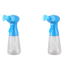 2X Fan with Water Misting Handheld - Mist As Battery Operated Bottle S