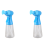 2X Fan with Water Misting Handheld - Mist As Battery Operated Bottle S 1