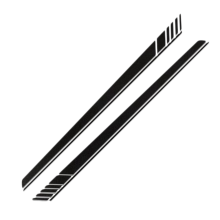 Autocollants de carrosserie en vinyle, longs autocollants universels pour voiture, style sport et course
