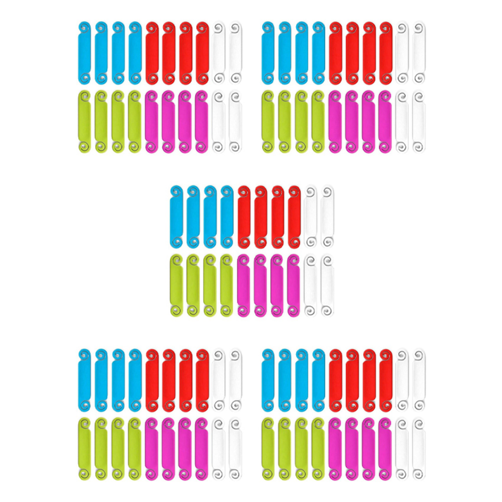 100 Pcs Cable Tags Management Multicolor Labels Cord Identification Fo 4854049586720