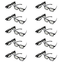 Gafas 3D para televisores de cine - 20 pares