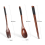 6X Wooden Flatware Set, Portable Set Chopsticks Spoon Fork Tableware D 5
