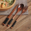 6X Wooden Flatware Set, Portable Set Chopsticks Spoon Fork Tableware D 7