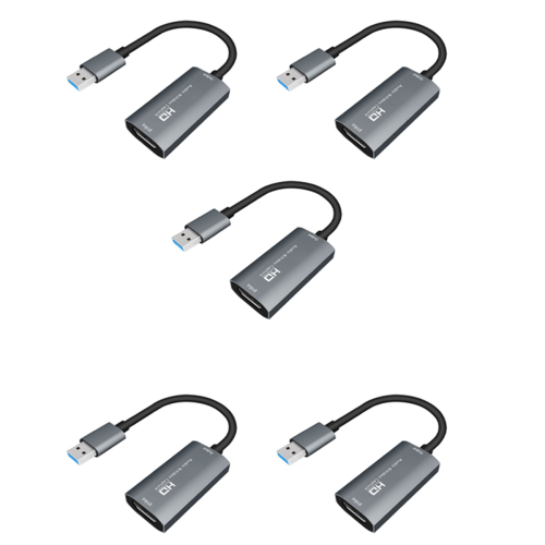 Κάρτα λήψης βίντεο 5X USB 3.0 HD Audio 4K 60FPS Game Streami σε πραγματικό χρόνο