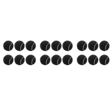 18 stuks tennisballen, slijtvaste elastische training, 66 mm, dames