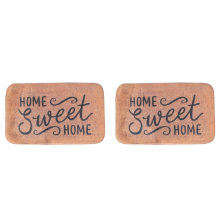 2X Welcome Mats for Front Door Funny Mat Outside Farmhouse with Non-Sl