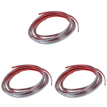 Nastro adesivo cromato argento 3X 6MM 3 metri Auto