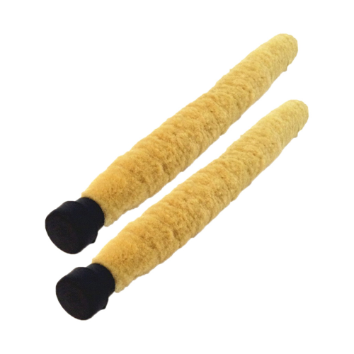 2 cepillos de limpieza flexibles para saxofón alto.
