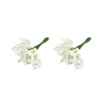 24Pcs Mini Calla Artificial Flower Bouquet Wedding Decoration DIY Wrea