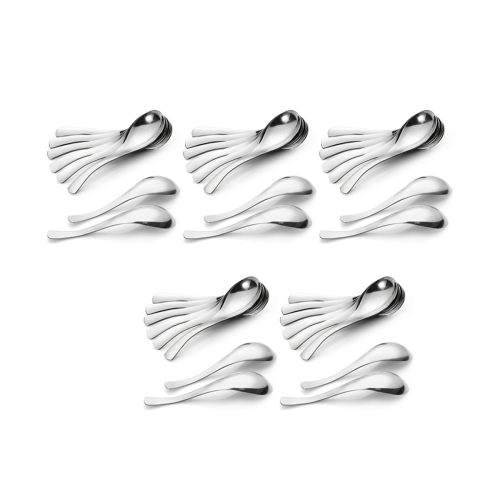 40 Pack Soup Spoons, Stainless Steel Thick Heavy-Weight Table Spoons