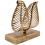 3X Freestanding Modern Napkin Holder with Leaf Design, Desktop Paper T 3