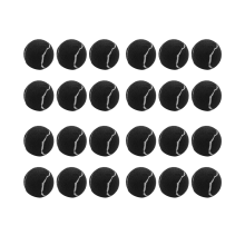 24 stuks tennisballen, slijtvaste elastische training, 66 mm, dames