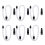 Lot de 6 embouts pour orgue à bouche flexibles 2