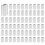 Ensemble de 600 embouts de câble de 1/16 pouce, manchons de sertissage en alliage d'aluminium 2