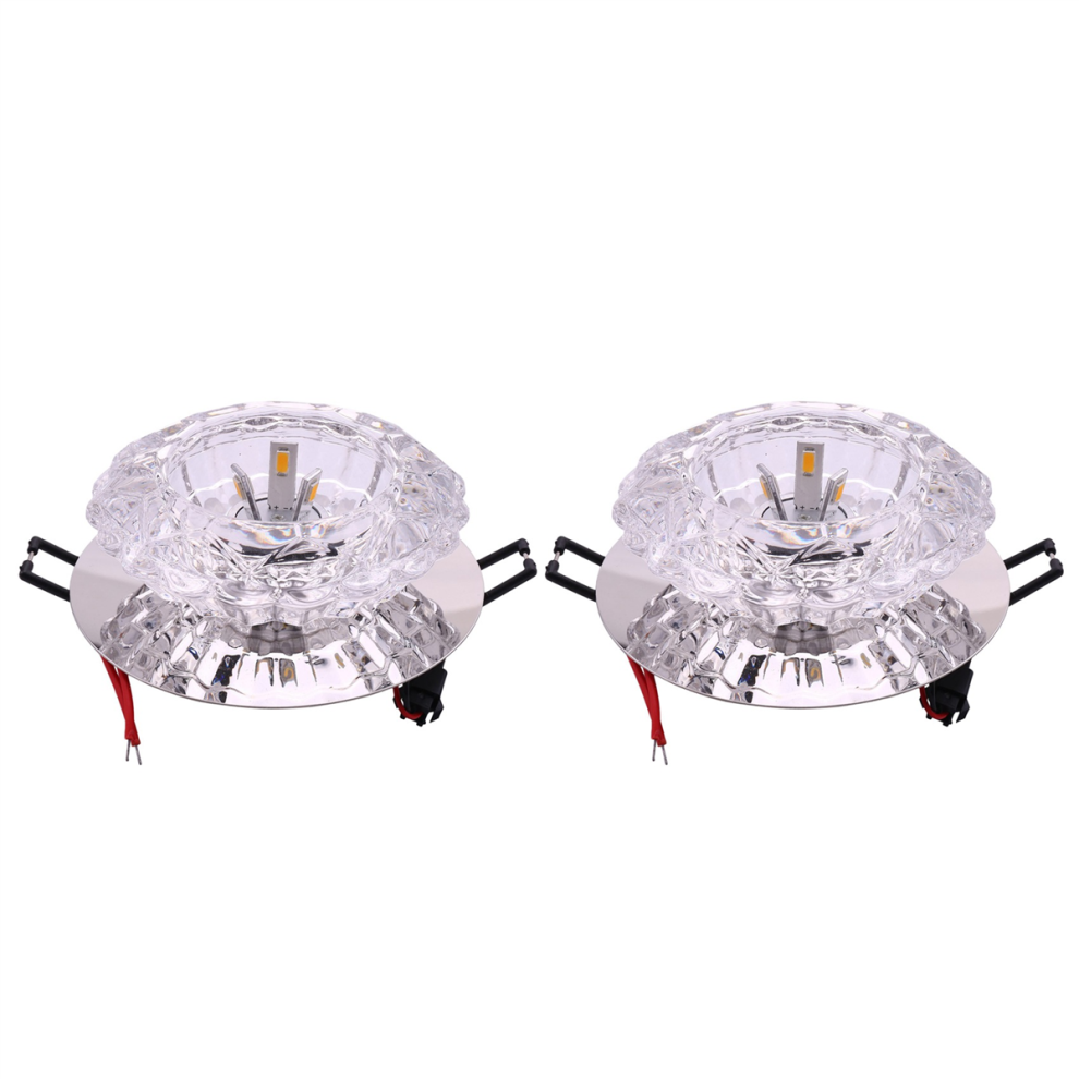 2X Lampada Da Soffitto A Led A Filo Corridoio Soggiorno Luci Da Corridoio In Cristallo Wa