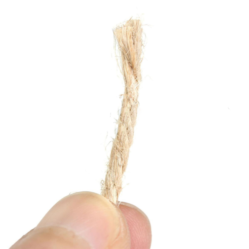 4 Pcs 3MM Dicken Braunen Rustikalen Bindfäden Hessischen String Schnur Seil für Hand C 2