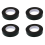 4X Black Super Strong Permanent Double Sided Self Adhesive Foam Car Tr 2