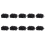 7mm Hole Plastic Rivets Fastener Auto Car Bumper Push Clips 1000 Pcs 1