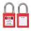 Set di 27 lucchetti di sicurezza con chiave diversa e tag di blocco. 7