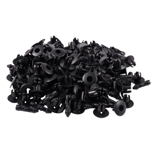 7mm Hole Plastic Rivets Fastener Auto Car Bumper Push Clips 1000 Pcs 2