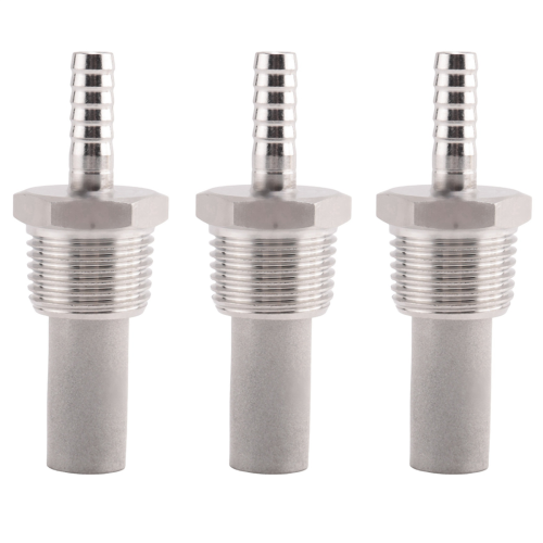 3X Home Brewing Inline Sauerstoff Diffusion Stein Belüftung 1/2 Npt Ca