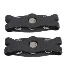 2 Stück Schuhspikes Schwarz 11 x 5,2 x 0,7 cm rutschfest