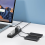 2X 7 Ports USB Hub Splitter Multi 3.0 Adapter Several Power with Switc 4