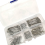 525Pc SPLIT PINS Cotter Fixings Set Assorted Sizes Zinc Plated Steel H 6