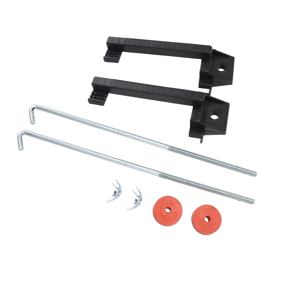 Metal Battery Hold Down Kit For Most Car Batteries, 10In J Bolts 6931335138189